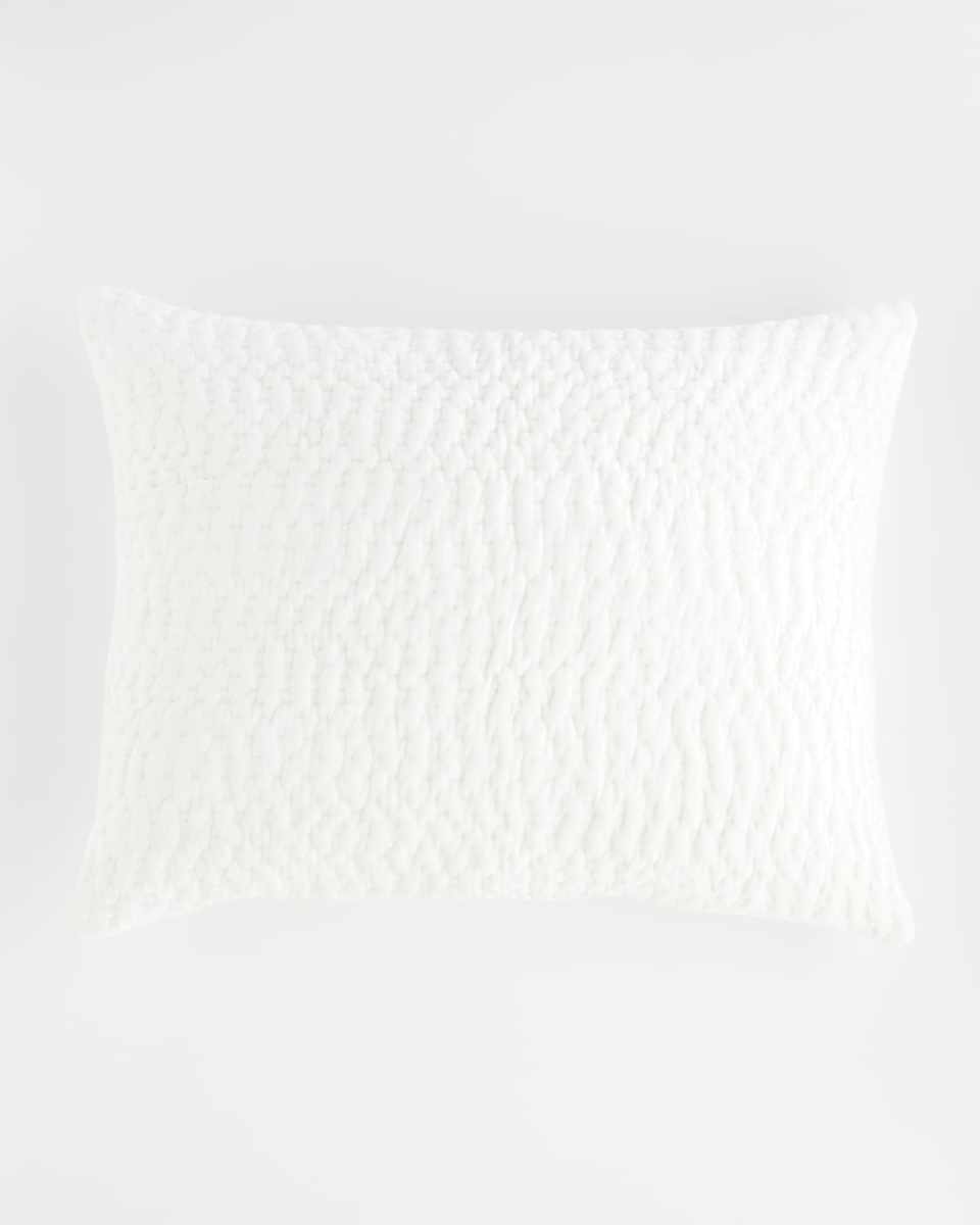 Pickstitch Velvet Decorative Pillow